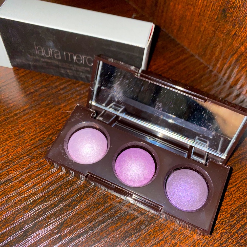 Laura Mercier Mini Baked Eyeshadow Amethyst Trio